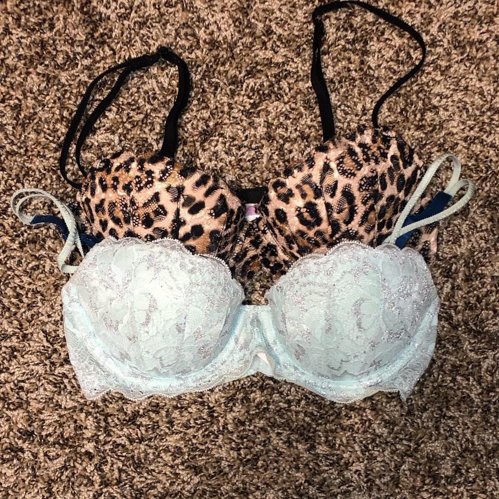 Two bras from pink.